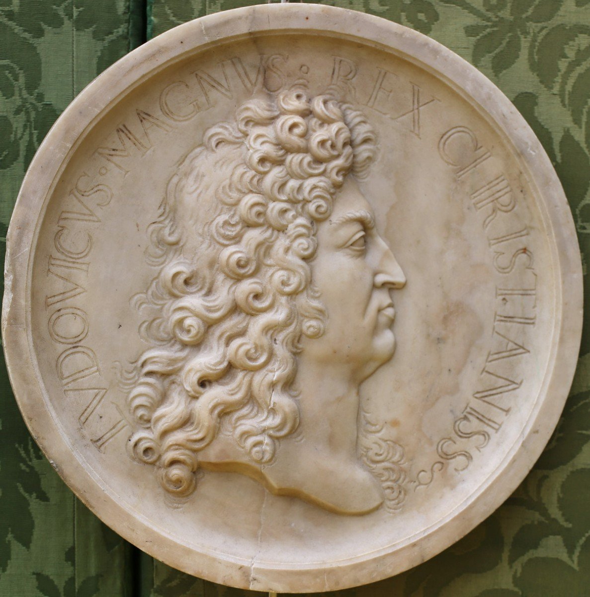 Jean Dolin d'Après, Profil De Louis XIV En Tondo époque XIXème-photo-2