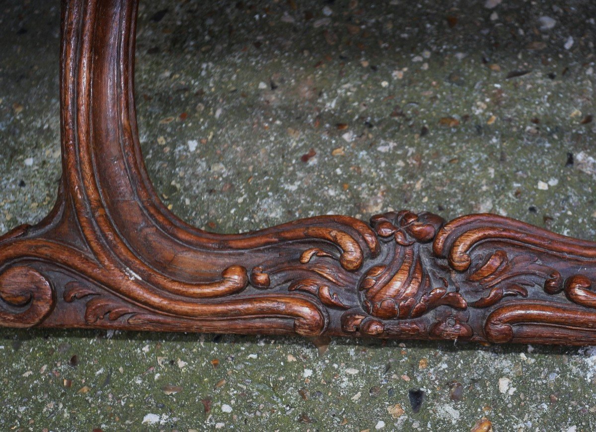 Pair Of Regence Style Folding Doors, In Molded And Carved Oak, 19th Century-photo-4