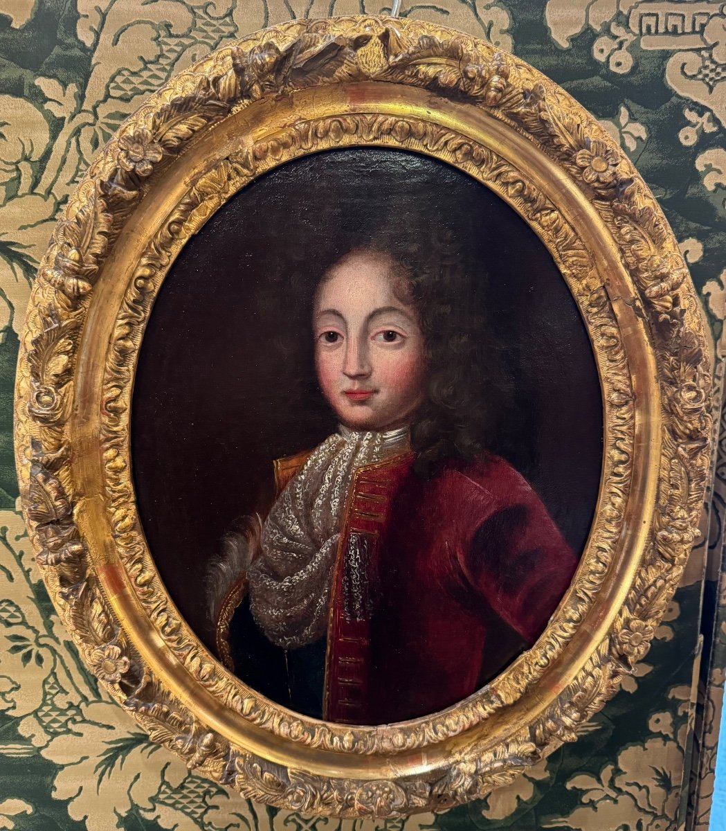 French School Early 18th Century Portrait Of A Young Prince 