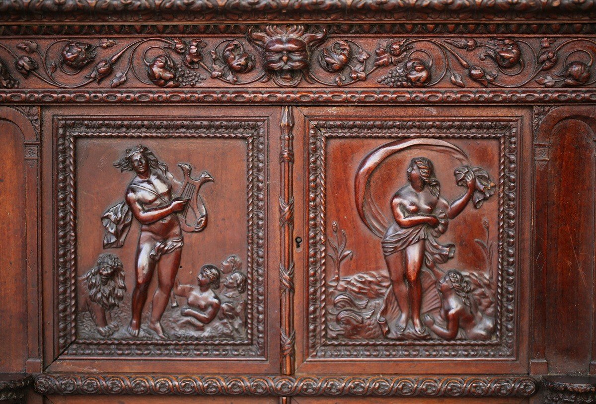 Epoque Fin XVIIème Début XVIIIème, Petite Armoire De Maîtrise En Noyer.-photo-4