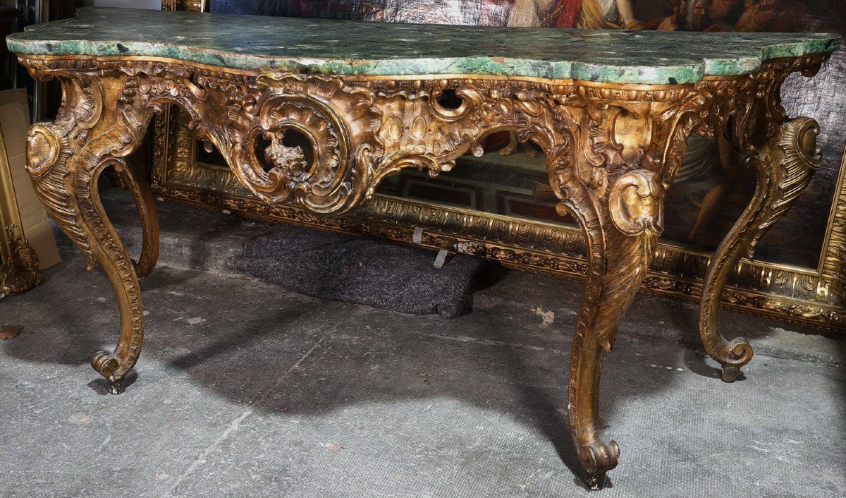 Large Italian Console From The Eighteenth