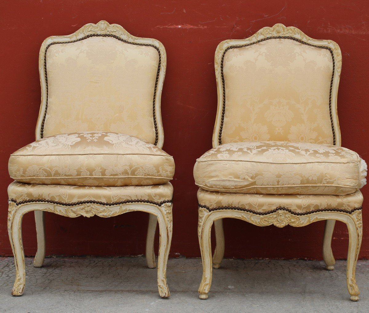 Pair Of Louis XV Queen Chairs