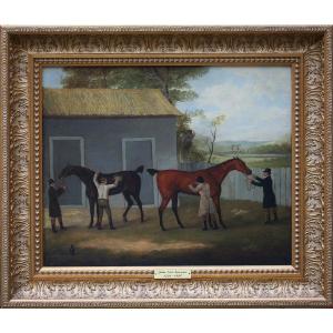 John Nost Sartorius 1759-1828, Le Pansage Des Chevaux.