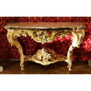 Grande Console époque Louis XV, Sud De La France.