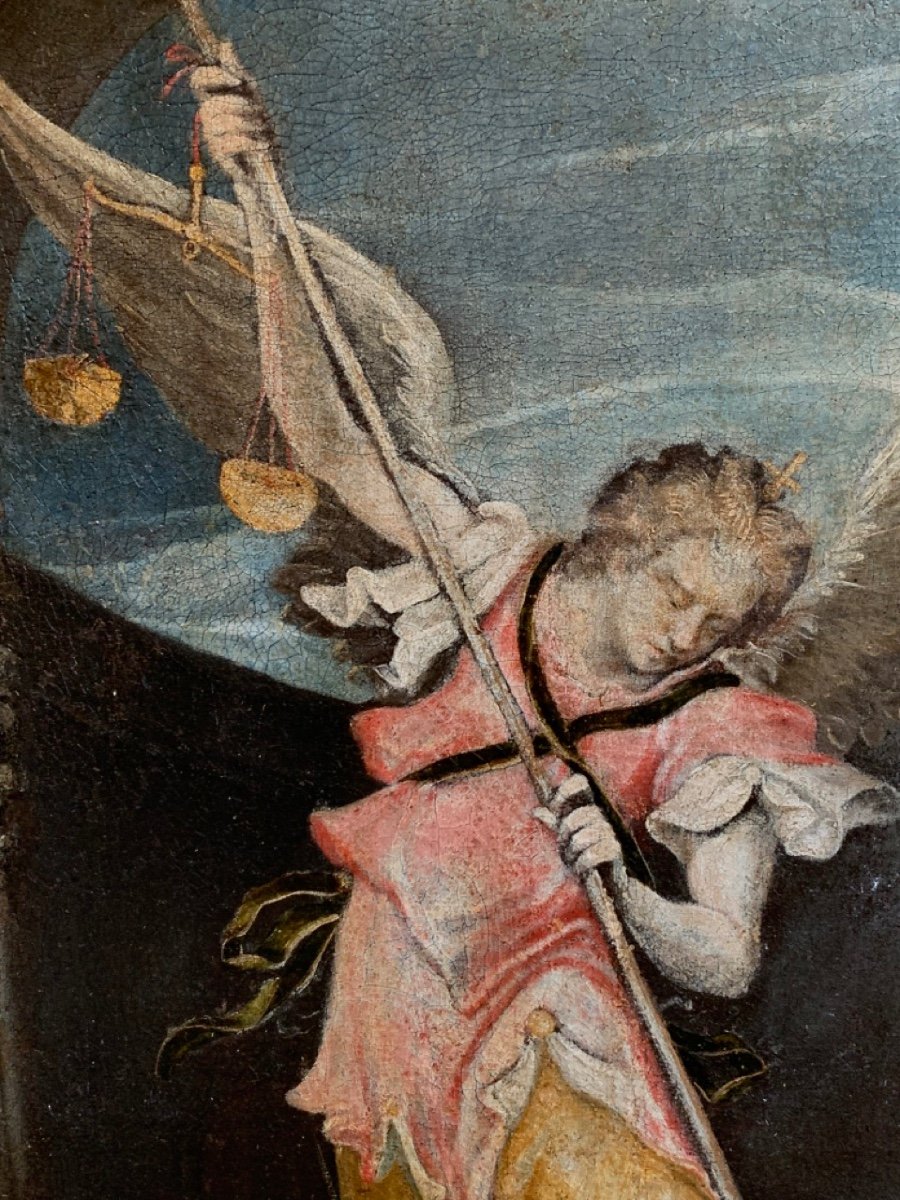 "saint Michael Slaying The Demon", Early 18th Century,  Italy -photo-2