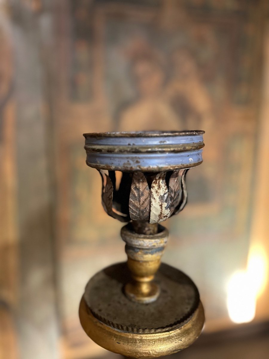 Pair Of Candlesticks, 18th Century, Italian-photo-5