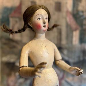 Rare poupée articulée, XVIII siècle