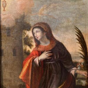 "saint Barbara", XVII Century 