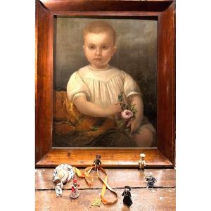 Portrait Of The Little King Of Rome, French School, Early 19th Century