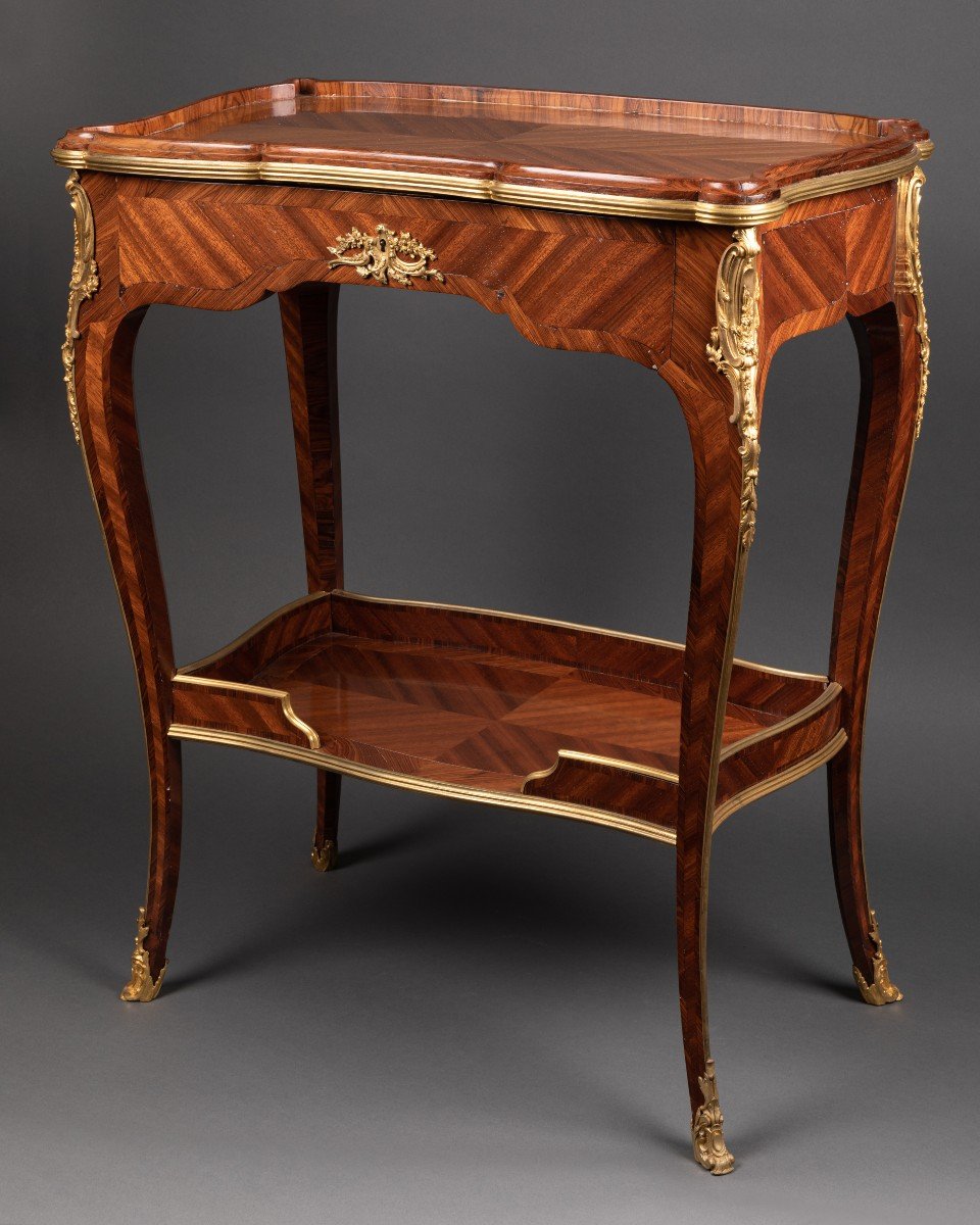 Napoleon III Table, Louis XV Style, France