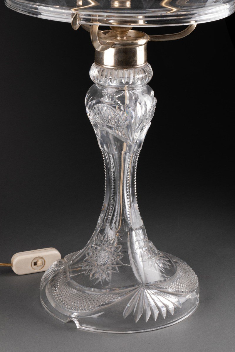 Crystal Floor Lamp, Circa 1920, France-photo-3