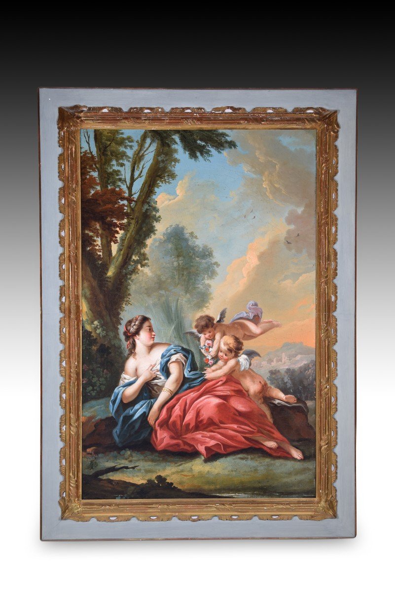 Allegory Of Venus And Cupids. Oil On Canvas. Circle Of Boucher, François.