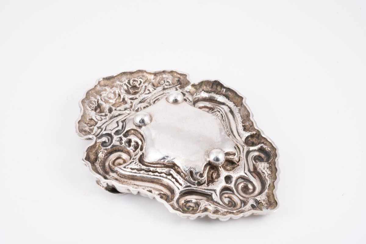 Ashtray. Silver-colored (.833). Porto, Portugal, 1938-1984. -photo-3