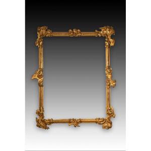 Rococo Frame. Gilded Wood. 18th Century. 