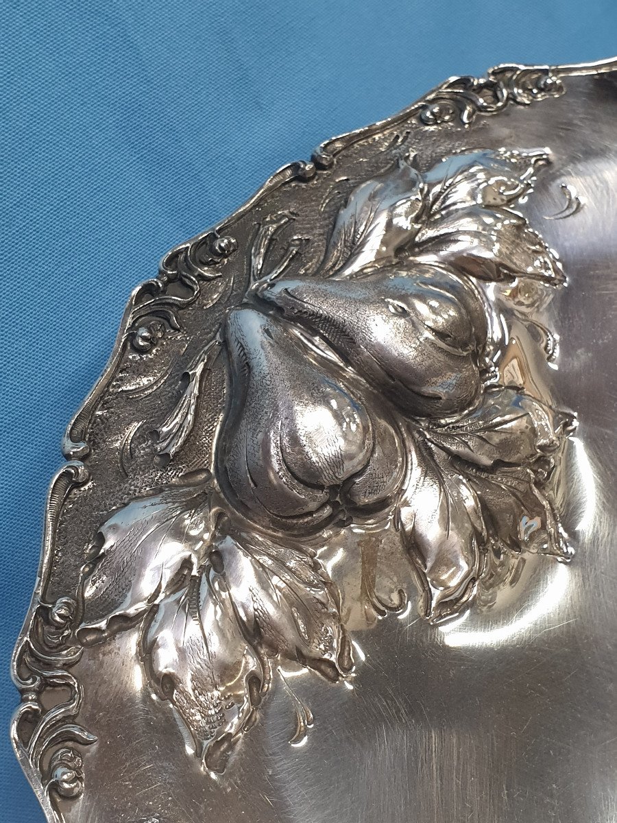 Preséntoir, Coupe En Argent Massif  800/1000. Italie,  XIX – XX  Siècle-photo-4