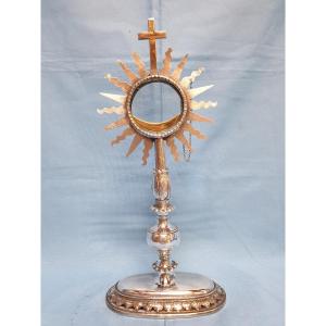 A Silver Monstrance. France, Mid 17th Century