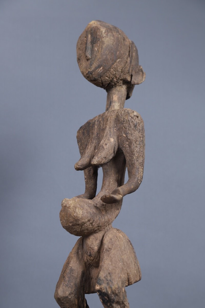 Bamana Female Statuette - Mali-photo-2