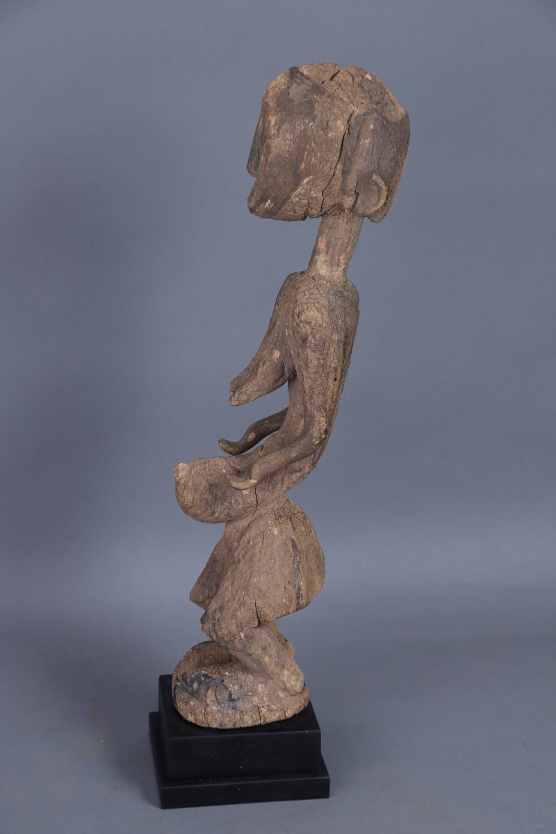 Bamana Female Statuette - Mali-photo-1