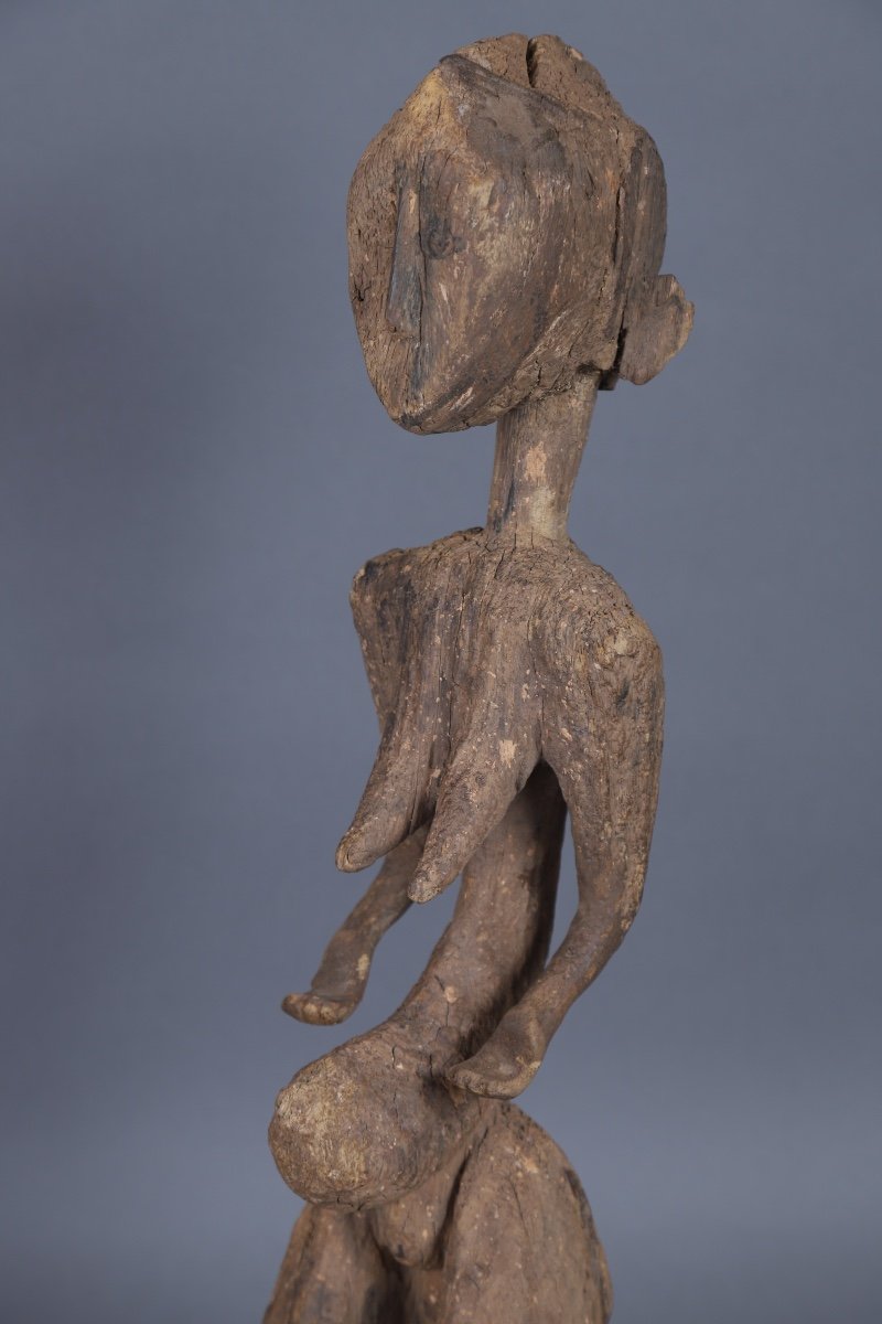 Bamana Female Statuette - Mali-photo-2