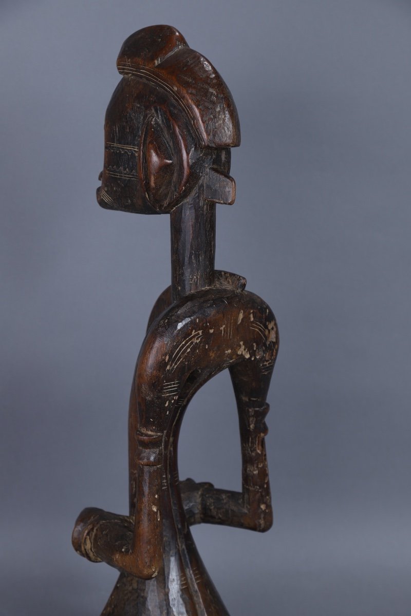 Statuette Of Senufo Chief - Ivory Coast-photo-2