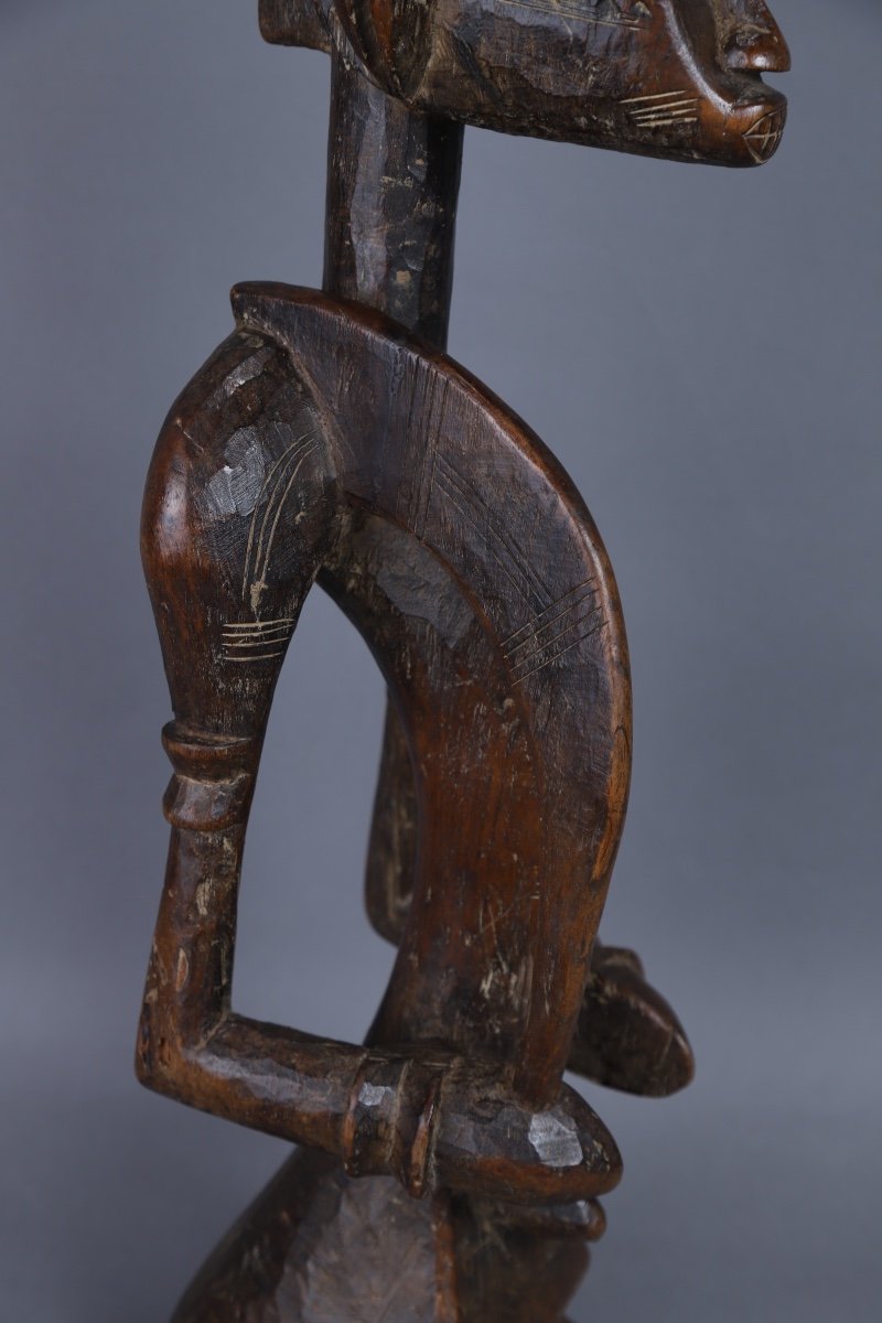 Statuette Of Senufo Chief - Ivory Coast-photo-4