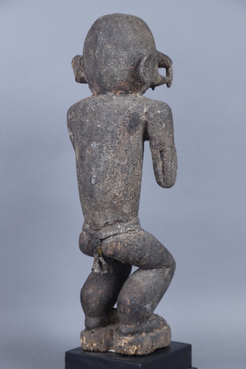 Baoulé Monkey Fetish Statuette - Ivory Coast-photo-1