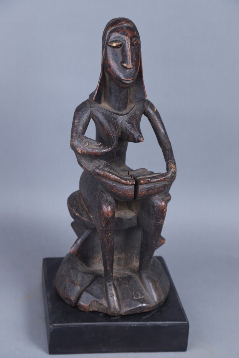 Sculpture De Figure De Maternité Bambara - Mali 