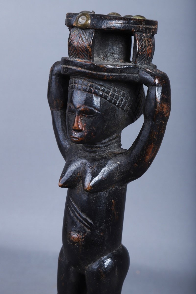 Statuette Féminine -  Attié / Côte D’ivoire-photo-4