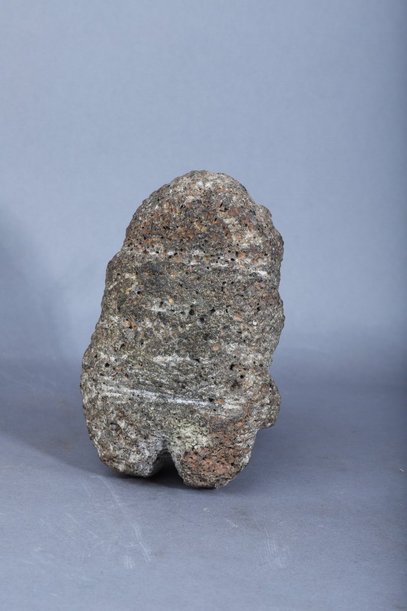 Lava Stone Tiki - Marquesas / Pacific Islands-photo-2