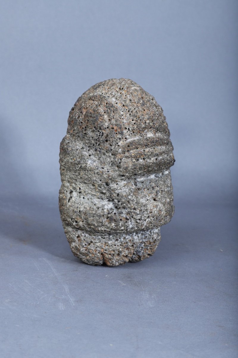 Lava Stone Tiki - Marquesas / Pacific Islands-photo-3