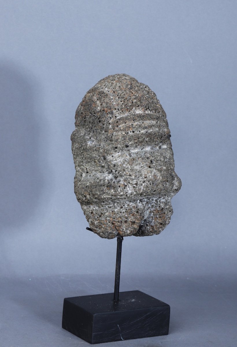 Lava Stone Tiki - Marquesas / Pacific Islands-photo-1