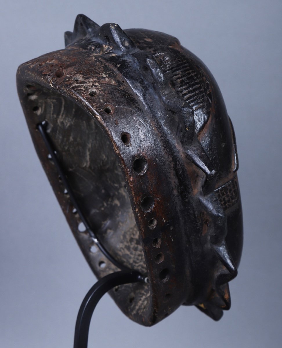 Lunar Mask - Baoulé / Ivory Coast-photo-2