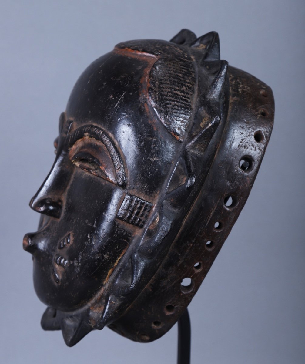 Lunar Mask - Baoulé / Ivory Coast-photo-1