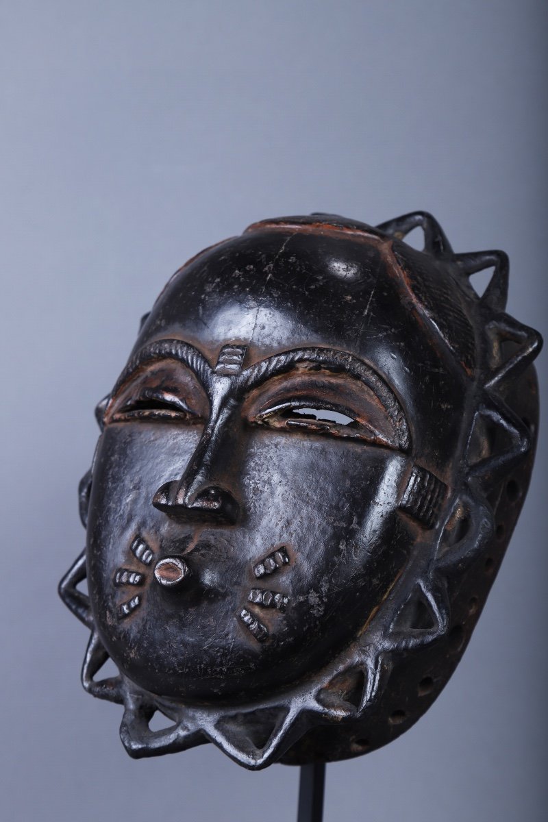 Lunar Mask - Baoulé / Ivory Coast-photo-2