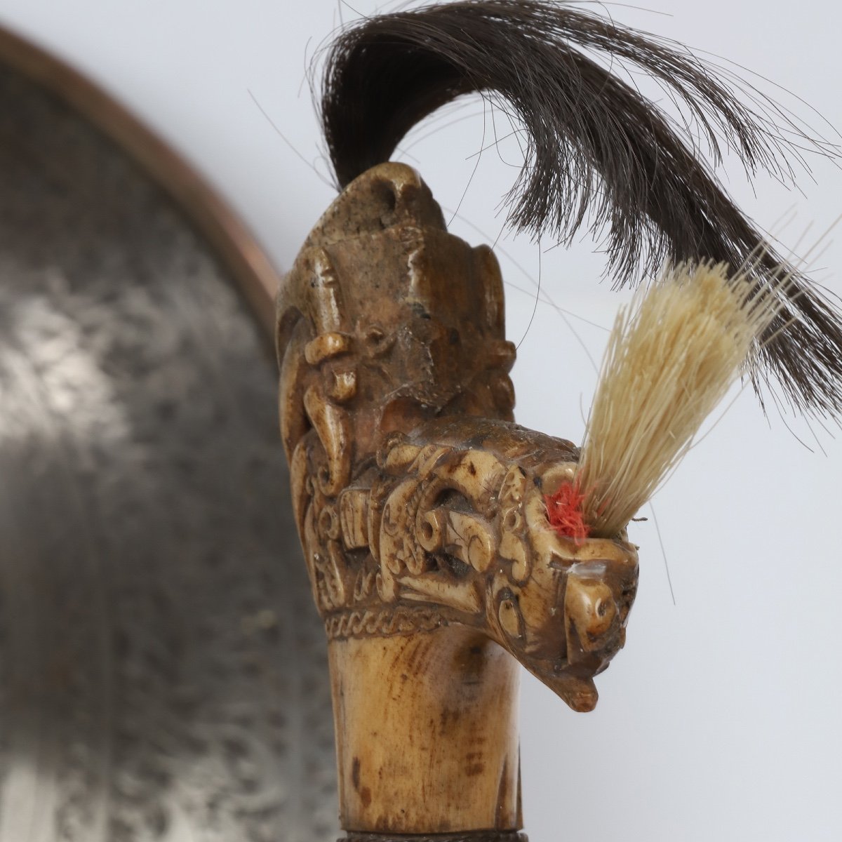 Mandau Saber Handle – Borneo Island / Indonesia-photo-2