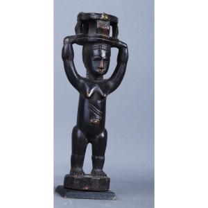 Statuette Féminine -  Attié / Côte D’ivoire