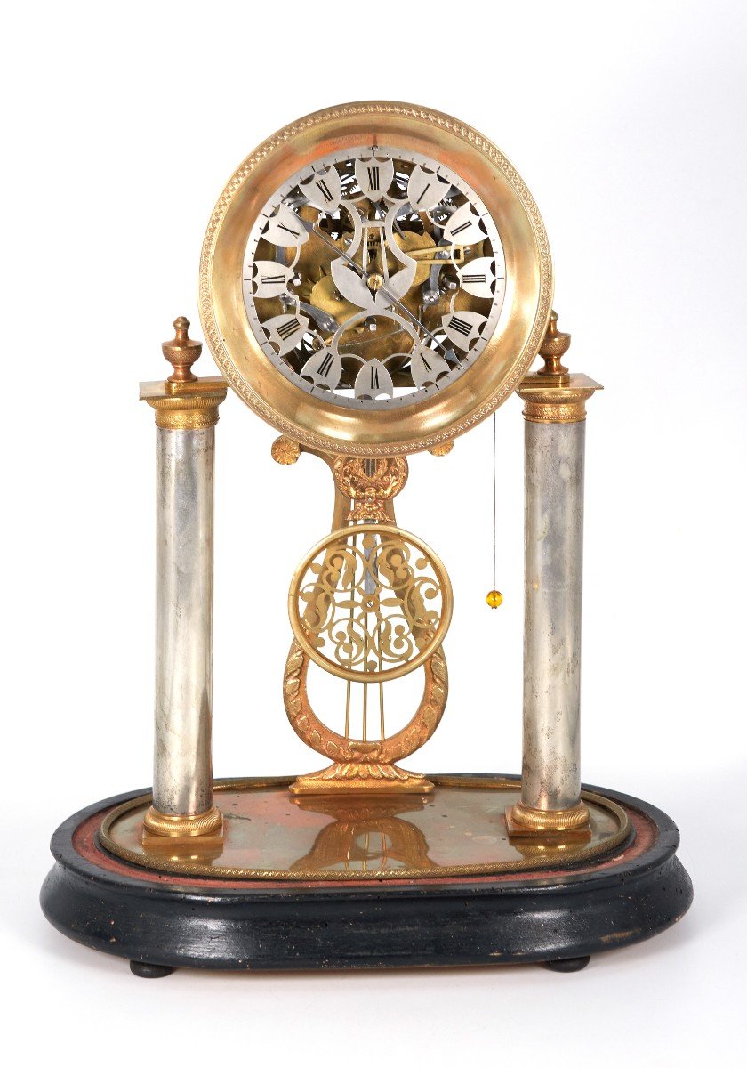 Pendule De Cheminée, Vienne, Période Biedermeier-photo-2