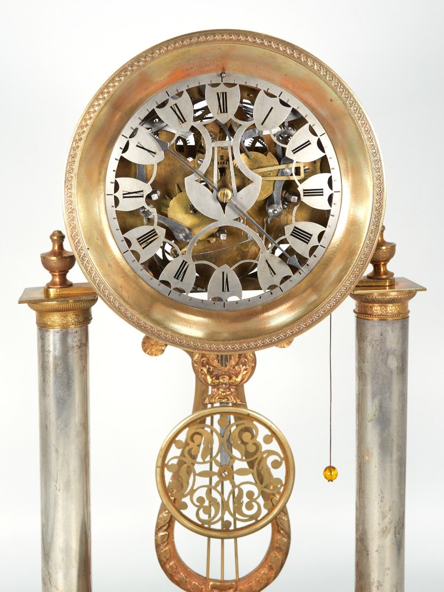 Pendule De Cheminée, Vienne, Période Biedermeier-photo-3