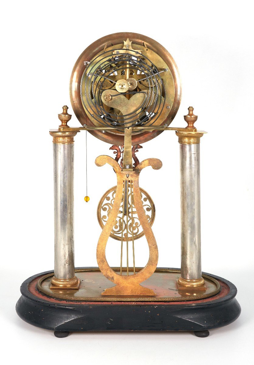 Pendule De Cheminée, Vienne, Période Biedermeier-photo-3