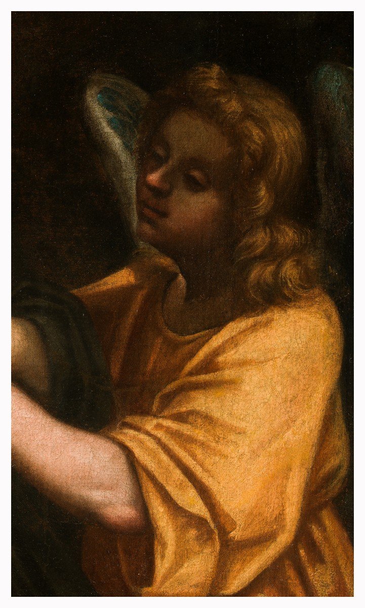 Guglielmo Caccia, Dit Moncalvo (att.), Saint François Soutenu Par Des Anges-photo-4