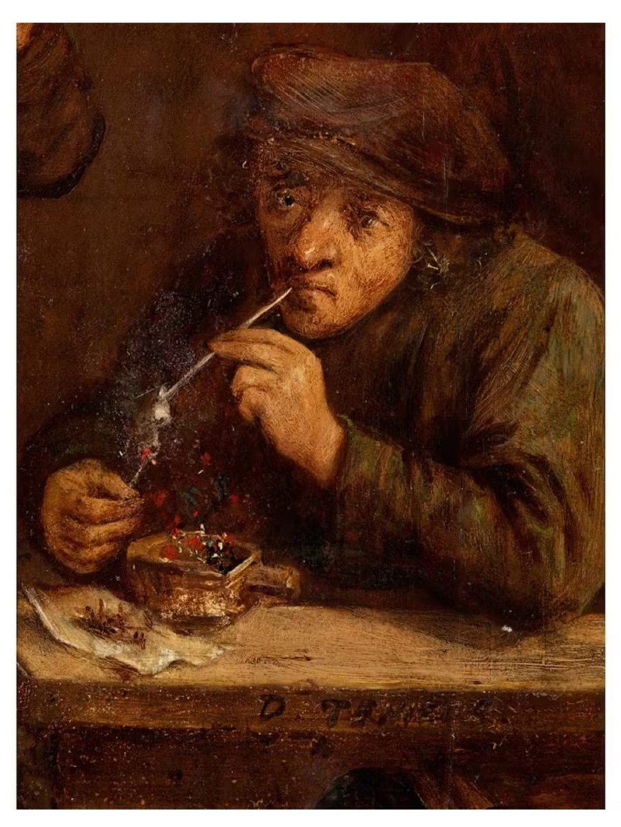 David Teniers Le Jeune (att.), Intérieur De Taverne Avec Personnages-photo-2