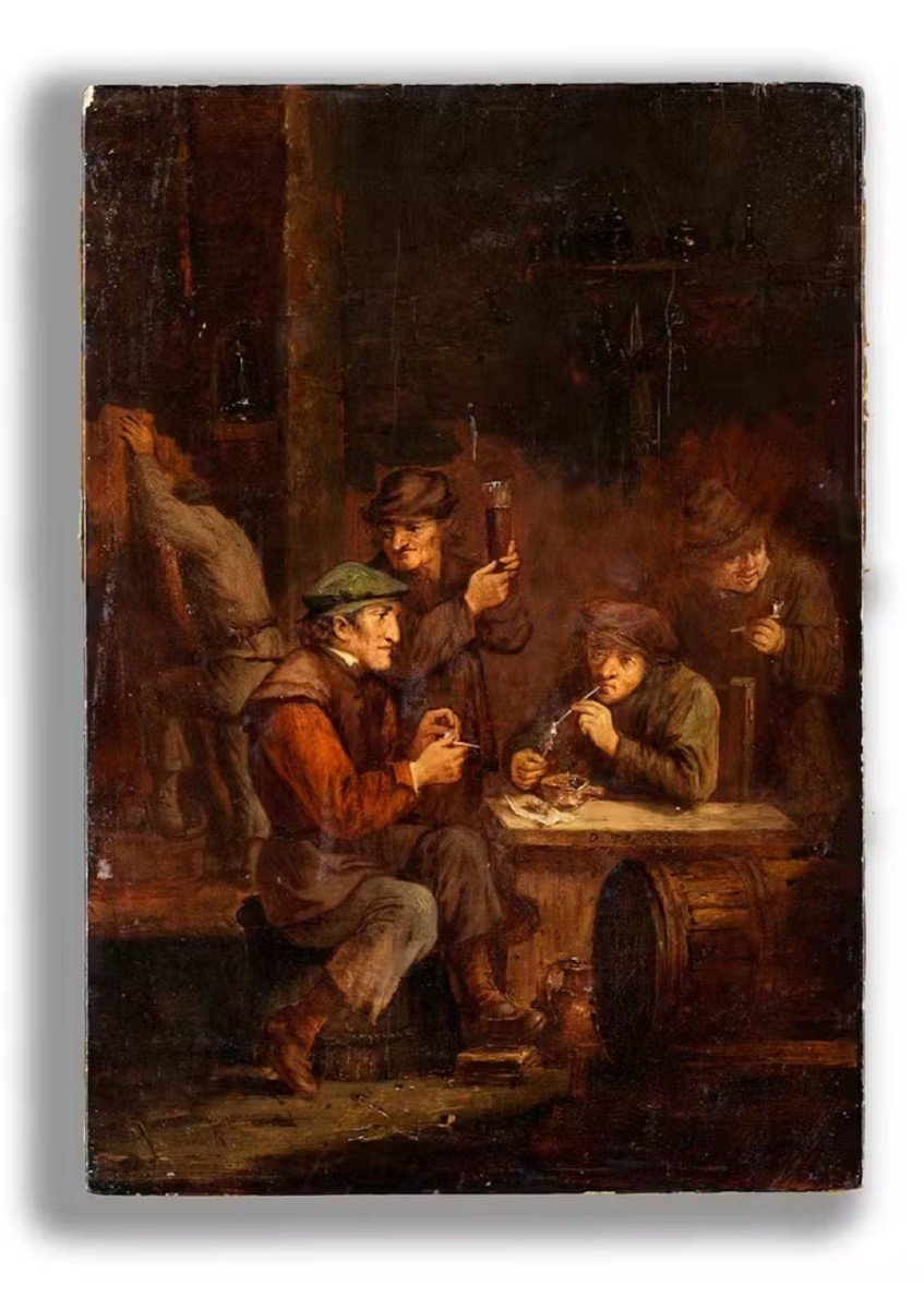 David Teniers Le Jeune (att.), Intérieur De Taverne Avec Personnages