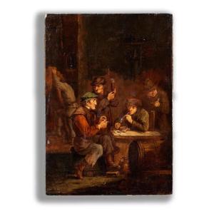 David Teniers Le Jeune (att.), Intérieur De Taverne Avec Personnages