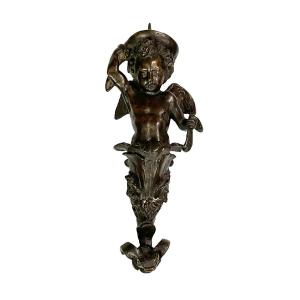 Applique En Bronze En Forme De Putto – Vénétie, XVIIe Siècle