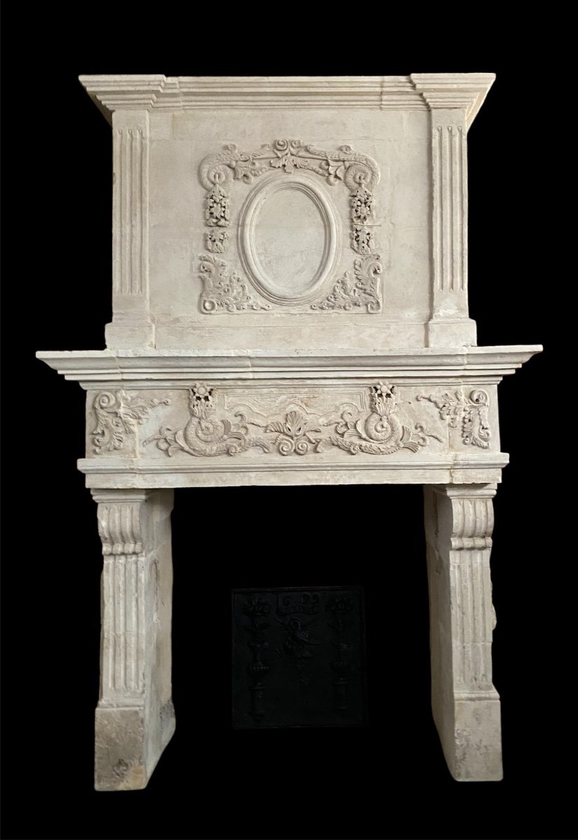 Renaissance Fireplace In Moselle Stone