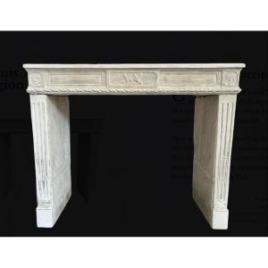 Louis XVI Period Fireplace In Nancy Stone