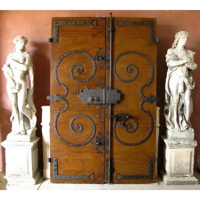 Front Gate From The Eighteenth Century In Walnut