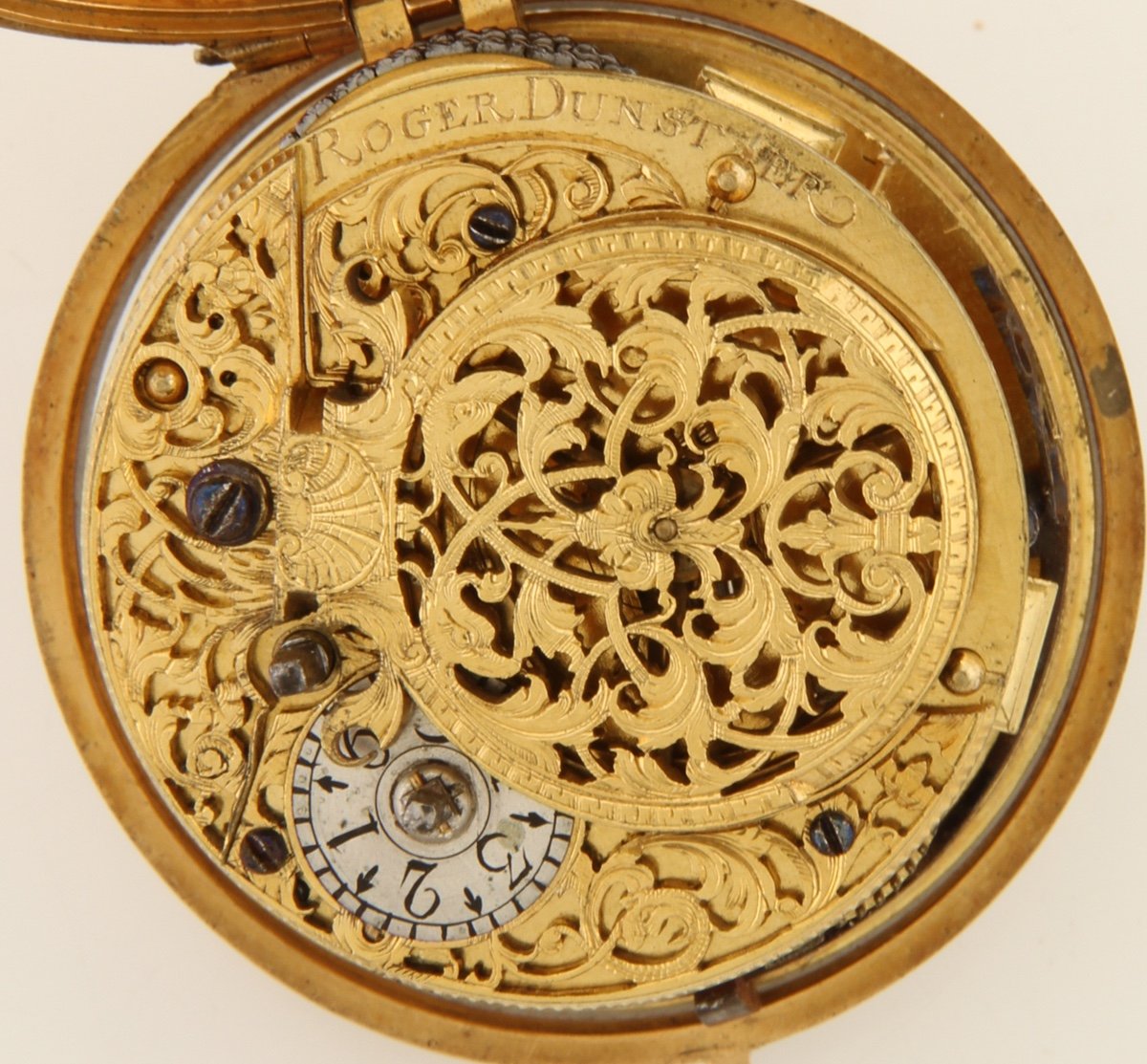 Montre De Poche hollandais par ROGER DUNSTER. Amsterdam 1730-photo-3