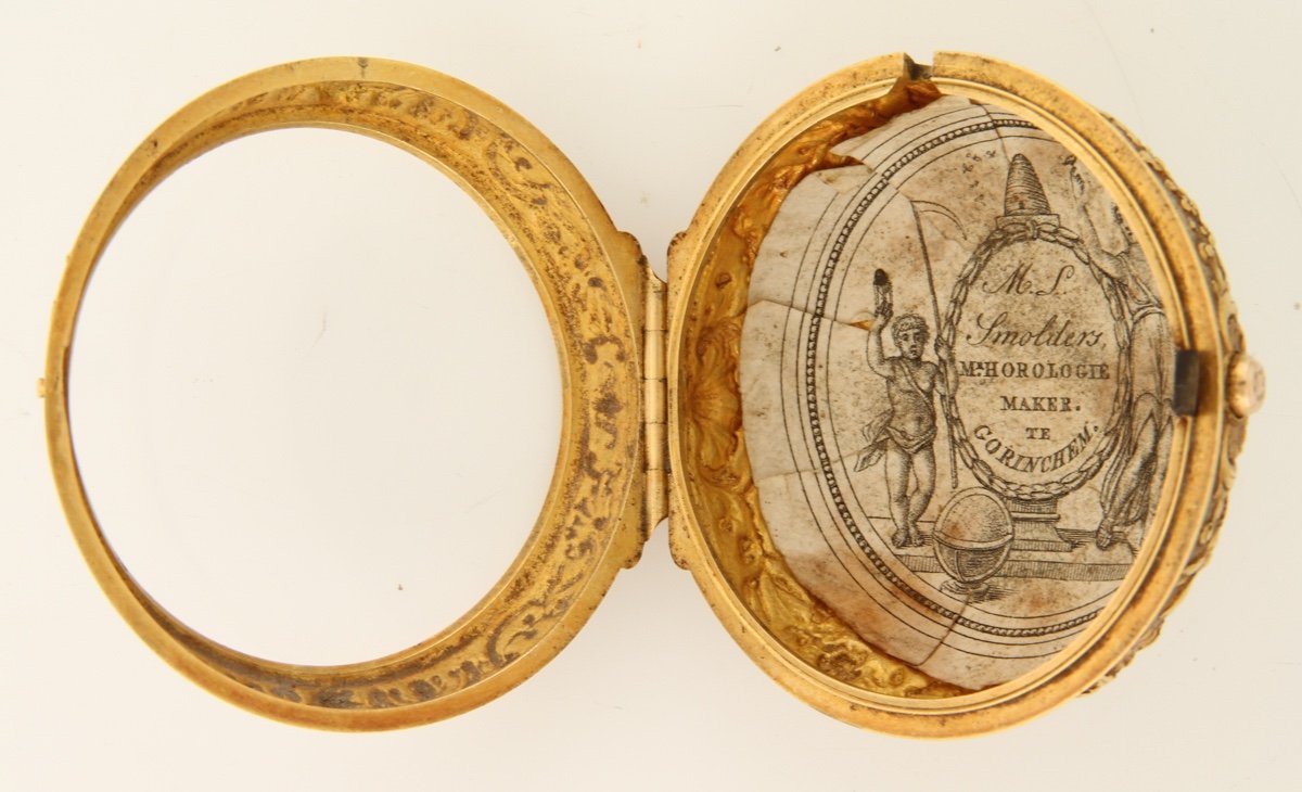 Montre De Poche hollandais par ROGER DUNSTER. Amsterdam 1730-photo-3