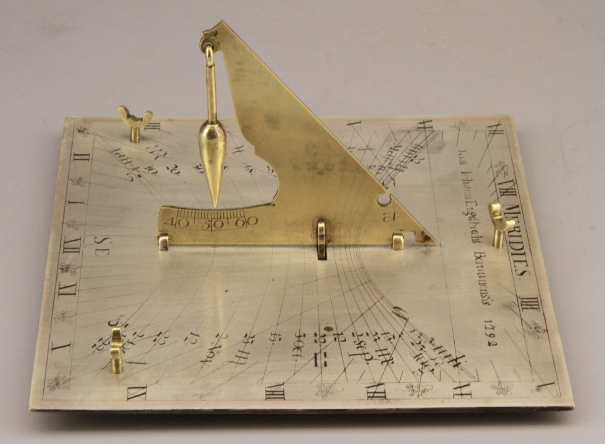 Cadran Solaire Fecit Johann Engelbrecht, Beraunensis 1792-photo-1